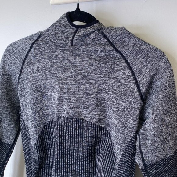 Black and Grey Athletic Hoodie - Picture 3 of 6